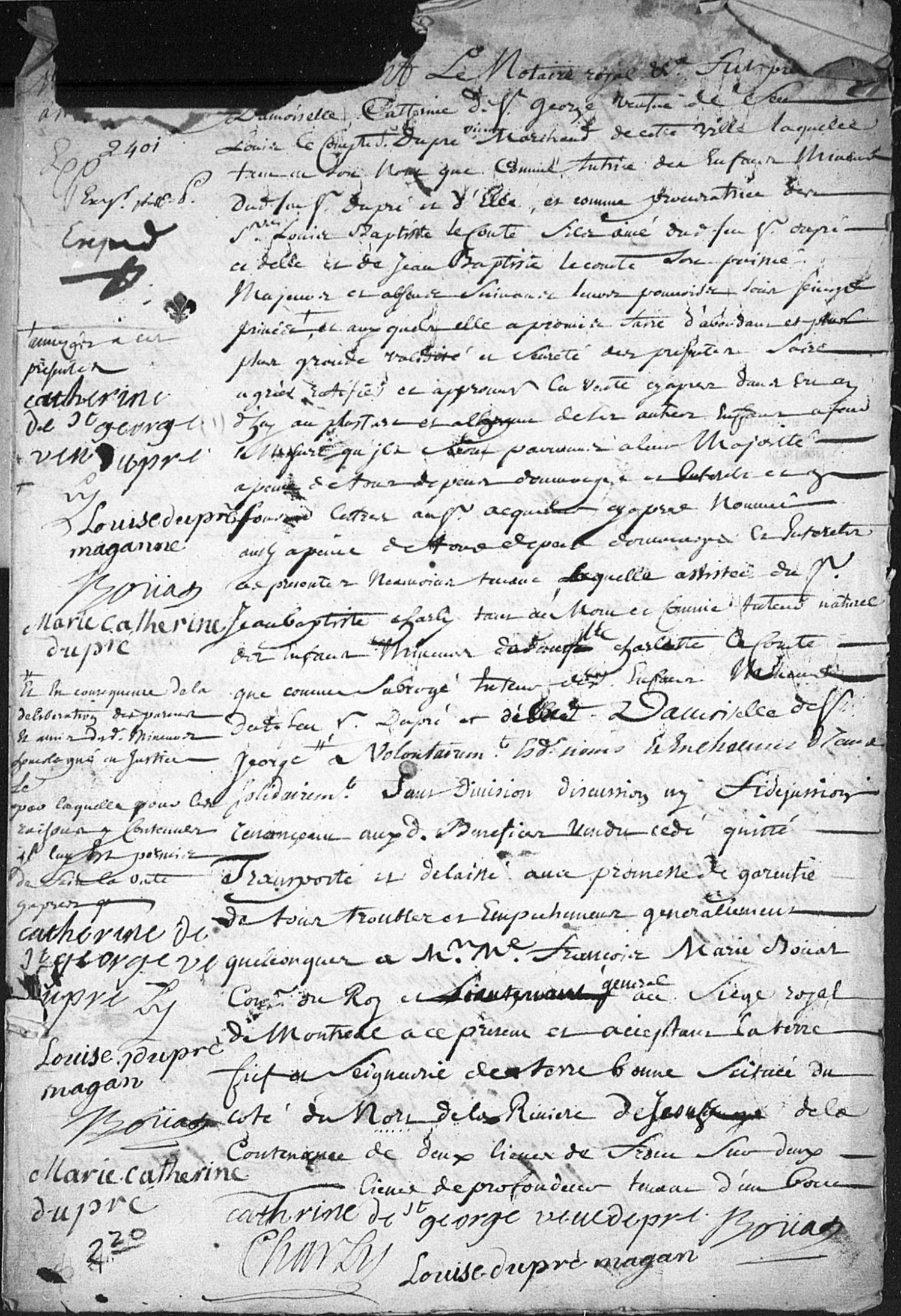 François-Marie Bouat, 4e seigneur 